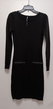 Marc New York Andrew Marc Black Sweater Dress Size Small Lightly Used 