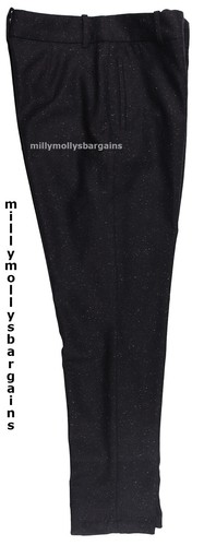 M&S Womens Marks and Spencer Purple Wool Slim Trousers Size 20 Petite LABEL - Picture 8 of 11