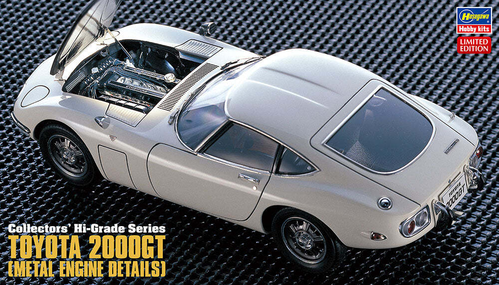 Hasegawa 1/24 Toyota 2000GT 1967 w/ Metal Engine Details 51047 Hasegawa 1/24 Toyota 2000GT 1967 w/ Metal Engine Details 51047