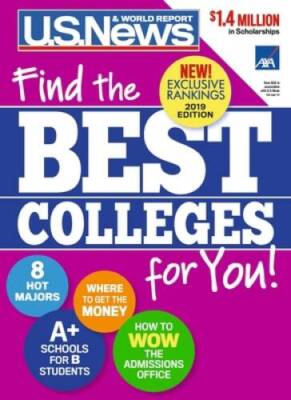 Best Colleges 2019: Find the Best Colleges for You! - Paperback - GOOD