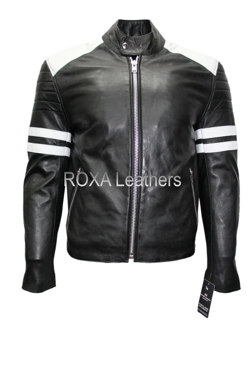 美品CLANE 【定価37400】EGG FAKE LEATHER JACKET Genuine Lamp Skin Leather Jacket for Men With Golden Button