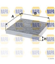 Cabin Air Filter 223mm Length Activated Carbon Fits Hyundai Kia NAPA NFC4316