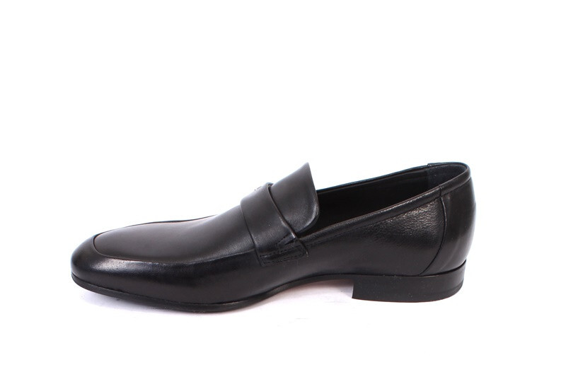 Giovanni Conti 3147 Black Leather Classic Dress Shoes 40 