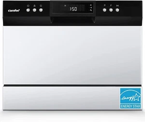 COMFEE Countertop Dishwasher, Portable Dishwasher - 6 Settings - Multiple Colors