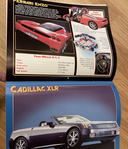 Fabulous Fantasy Cars Cut-Out Pinups 14 Photos Plus Wallet-Sized Porsche Vintage - Picture 8 of 10