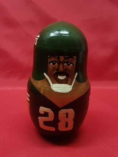 NEW YORK JETS NFL RUSSIAN NESTING WOODEN DOLL set TESTAVERDE - Picture 5 of 11