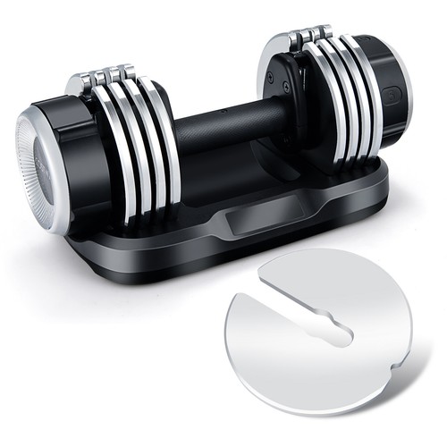 5-in-1 25Lbs Weight Adjustable Dumbbell W/Anti-Slip Fast Adjust Turning Handle - 第 11/11 張圖片