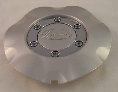 Zenetti Wheels Silver Custom Wheel Center Cap Caps (1) # C411 / FTK
