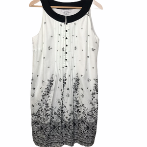 dress barn black and white dress