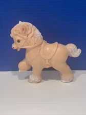 6" high VINTAGE THE SUN RUBBER CO TOY HORSE SQUEAKER ROTATING HEAD