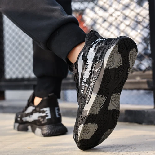 Leicht Sicherheitsschuhe Herren Stahlkappe Arbeitsschuhe Baustelle Schutzschuhe - Bild 23 von 42