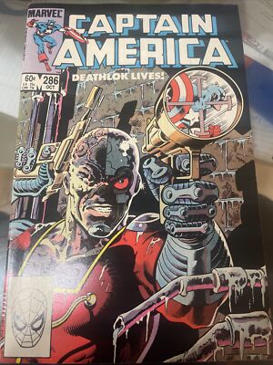 CAPTAIN AMERICA 286 DIRECT EDITION DEATHLOK MIKE ZECK COVER MARVEL COMICS 1983
