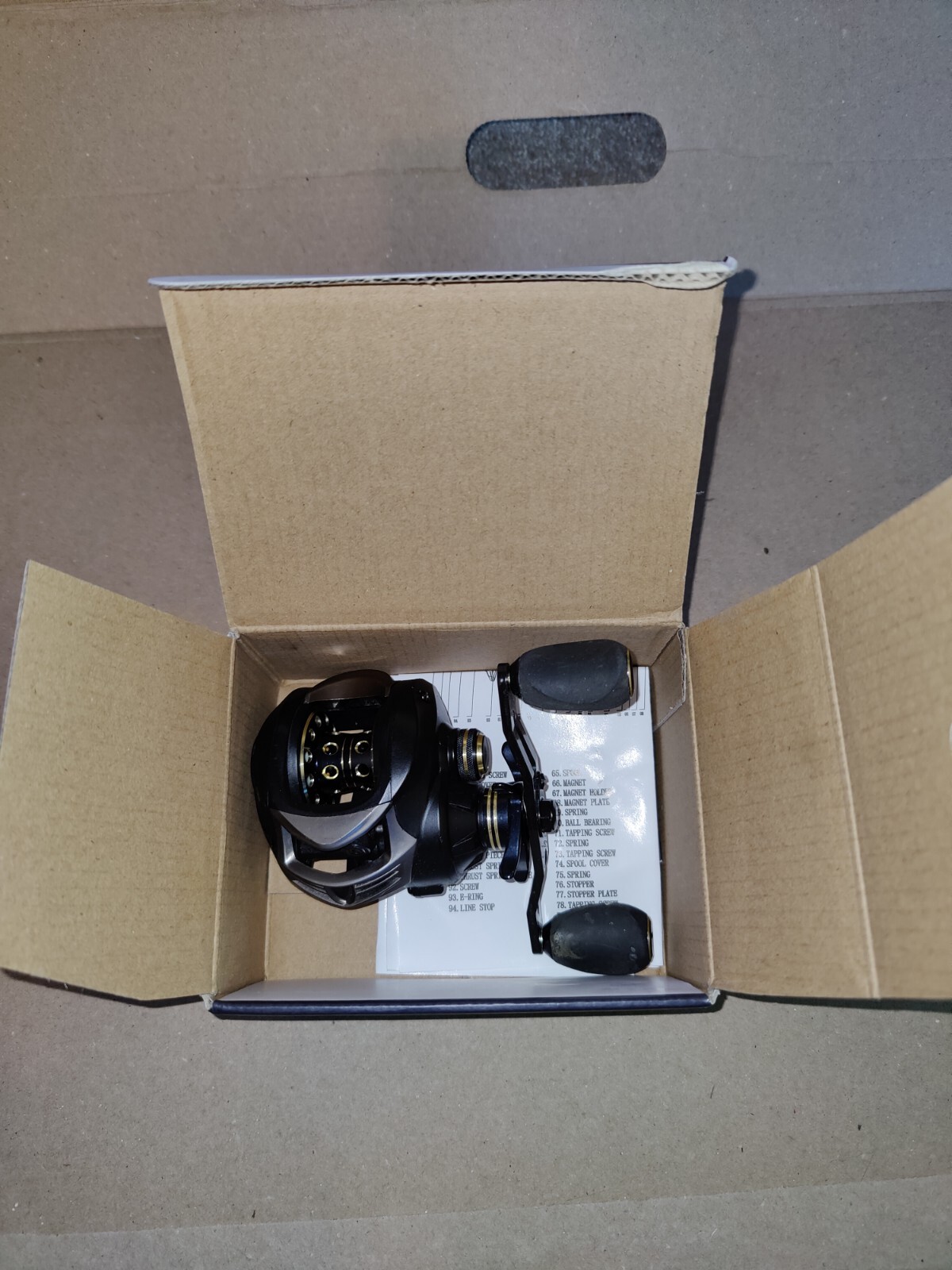 Kastking Stealth Carbon Fiber Baitcasting Reel Left Hand Gear Ratio 7.0