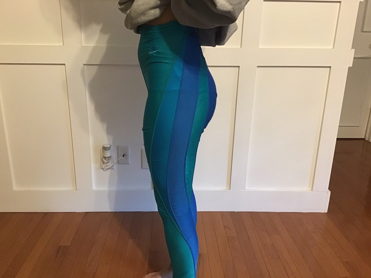 aqua nike leggings