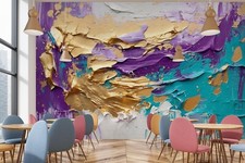 3D Aquarell Kunst Q4860 Tapete Wandgemälde Fototapete Selbstklebend Kay