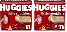Huggies Little Snugglers Baby Diapers, Size Newborn up to 10 lbs , 31 Ct, Ne...