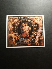 TIMBRE ILE DE COOK POLYNESIE BLOC P.P RUBENS PAPE N°175 NEUF ** LUXE MNH 1986