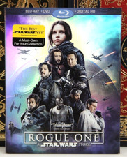 ROGUE ONE A STAR WARS STORY -- BLU-RAY w/ SLIPCOVER  DIGITAL -- I SHIP BOXED