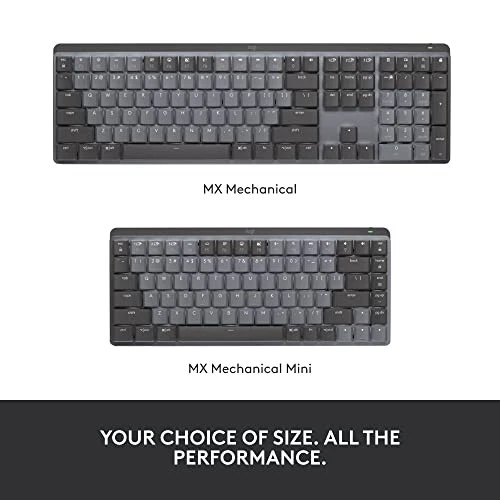 MX Mechanical Wireless Illuminated Performance Keyboard, Tactile Quiet Switches, - Image 3 of 4