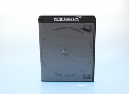 1 x Double Amaray Black 4K Ultra HD 15mm Face on Face Blu-Ray Replacement Case - 第 2/2 張圖片