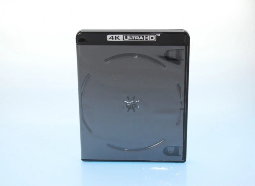 1 x Double Amaray Black 4K Ultra HD 15mm Face on Face Blu-Ray Replacement Case - Image 2 of 2