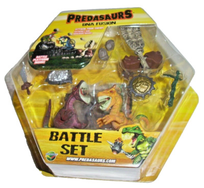 PREDASAURS DNA FUSION BATTLE SET YURRA AND AKILA + WEAPONS NEW AND SEALED