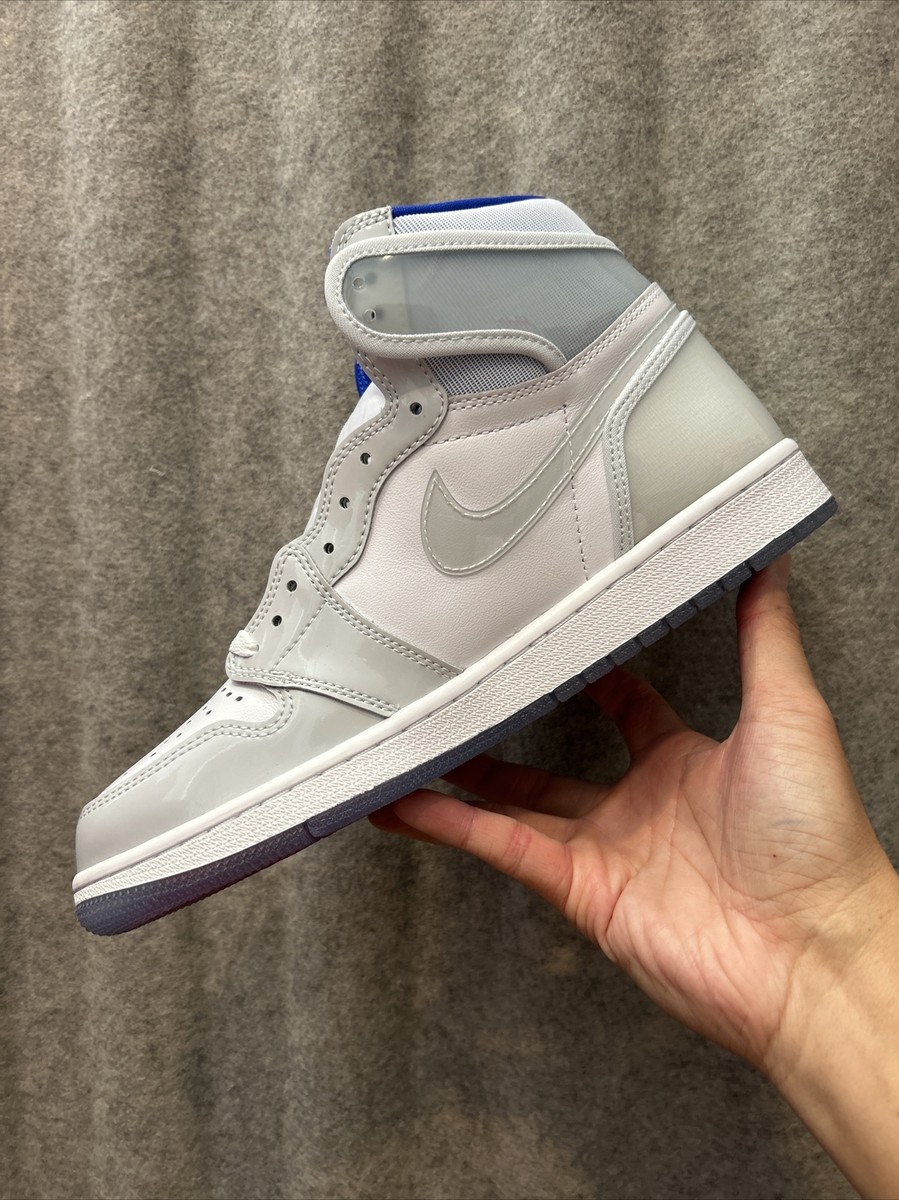 Air Jordan 1 Retro High Zoom White “Racer Blue” - Men's Size