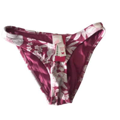 Xhilaration Bikini Bottom Women's Juniors Size Small 0-2 Scoop V-Waist High Leg