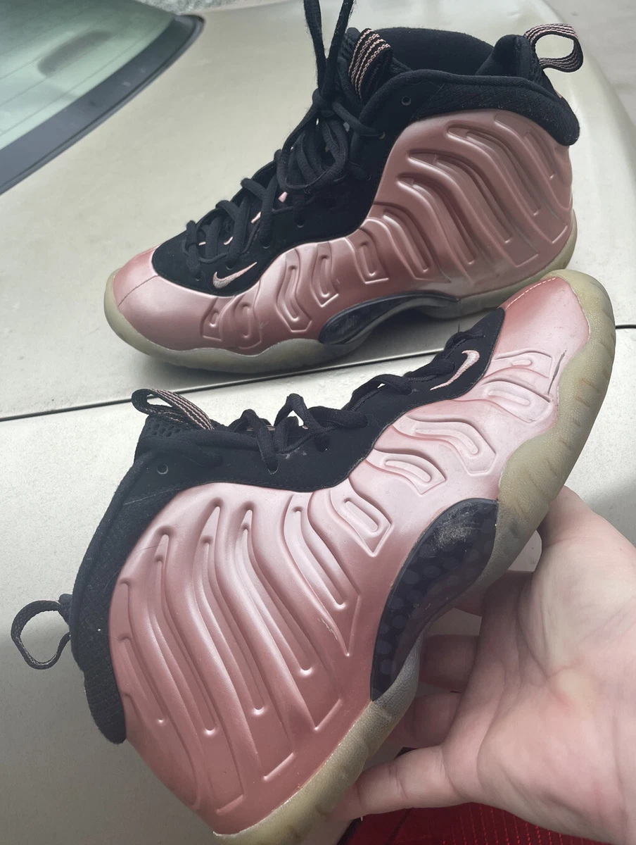 Nike Air Little Posite One GS Foamposite Size 4Y Rose Pink Rust 644791 601 Shoes