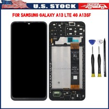 For Samsung Galaxy A13 LTE 4G A135F LCD Touch Screen Assembly Display Frame
