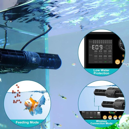 Intelligent Wave Maker for Aquarium Saltwater Freshwater Circulation 50W 2491 - Picture 5 of 5