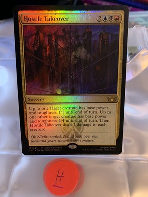 Hostile Takeover [Streets of New Capenna] MTG Near Mint Foil