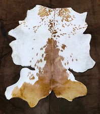 Goat Hide Leather Rug, Animal Skin Taxidermy, Scandinavian Hide, Nordic Pelt