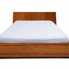 Best Egyptian Cotton 600 TC Fitted Sheet USA Cal-King Size White Solid 1-piece