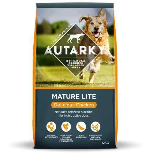 AUTARKY CHICKEN MATURE LITE SENIOR DOG FOOD 12KG or 24KG HYPO-ALLERGENIC