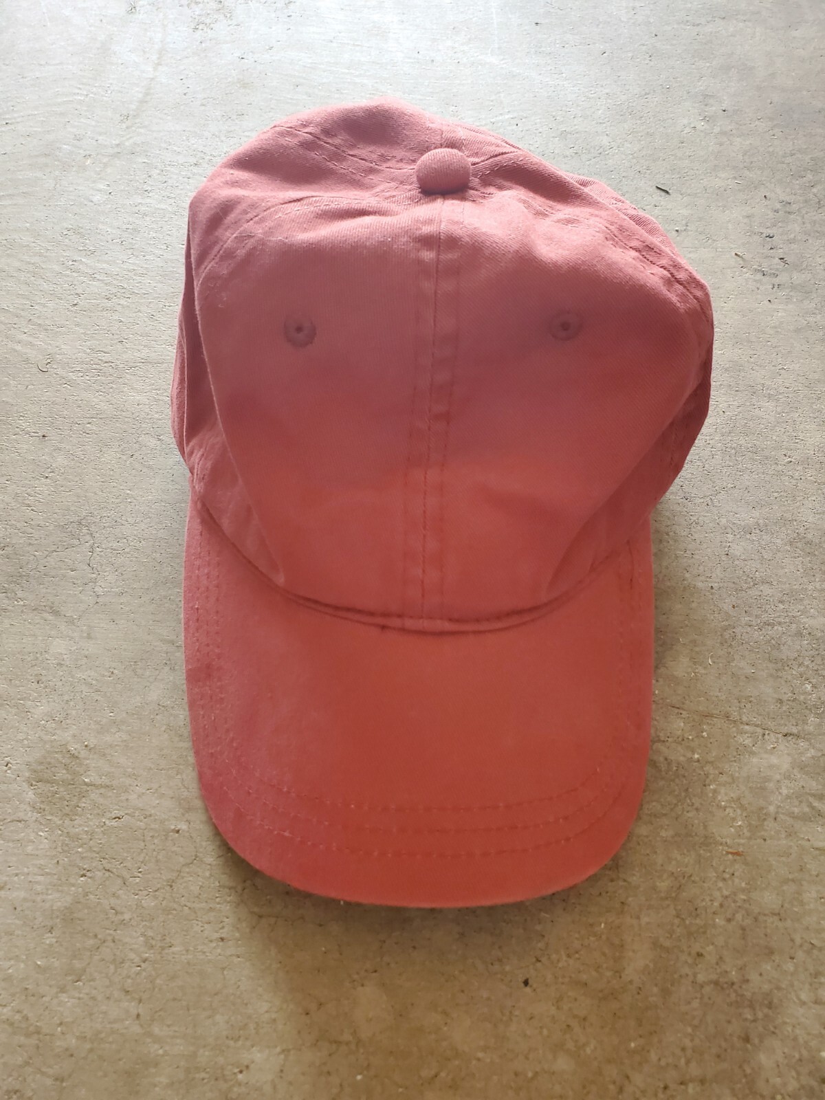 Solid Blank Salmon Color Adjustable Hat Cap 522 - image 1
