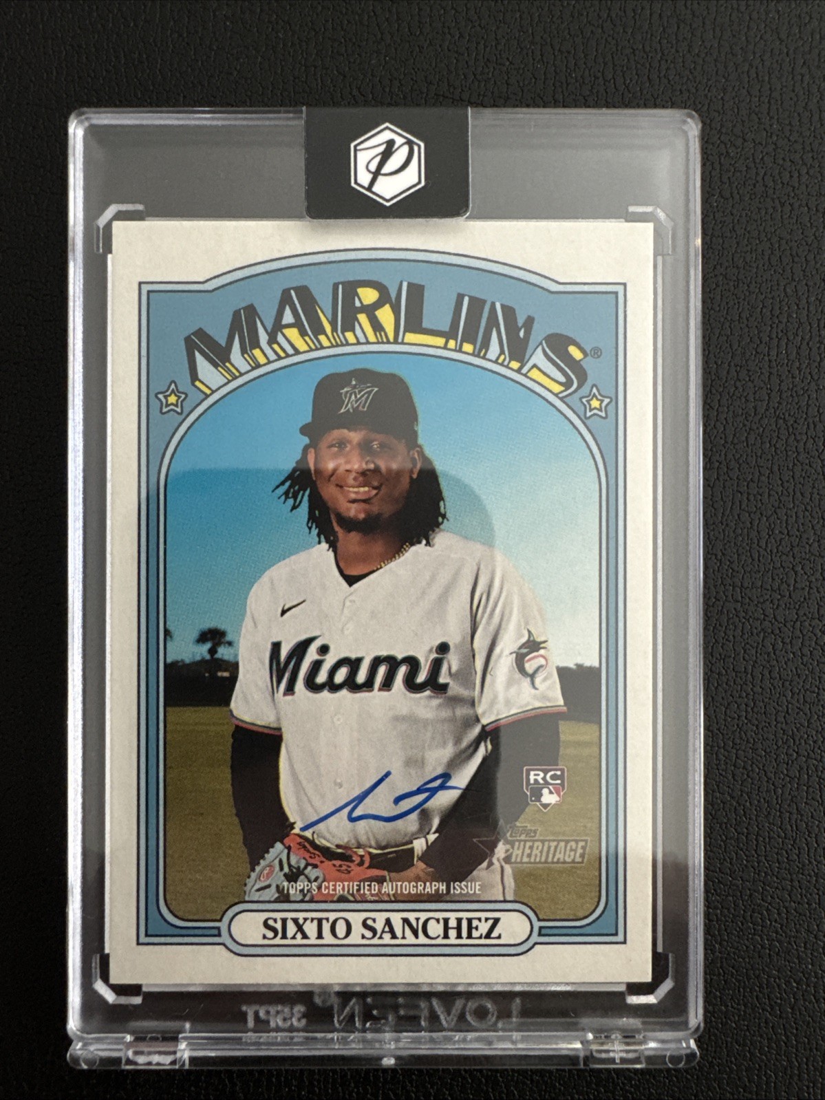 2021 Topps Heritage - Real One Autographs Sixto Sanchez #ROA-SS (AU, RC)
