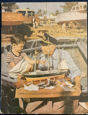 Vintage Playtime House Master Shipbuilders Boy Captain Model Boat R1 frame tray