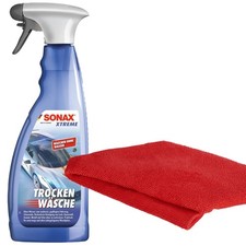 Sonax Xtreme Trockenwäsche 750ml Waschen ohne Wasser + Mikrofasertuch außen
