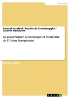 Samuel Herzfeld (U. A.) | La Gouvernance éConomique Et MonéTaire De L'union...