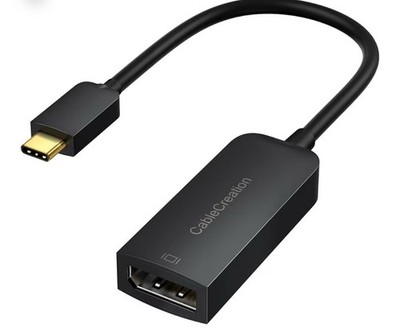 CableCreation USB C to 8K DisplayPort Adapter, 40G Type C to Screen Port