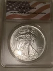 2020 ANACS MS 69 Overstruck Silver Eagle Design