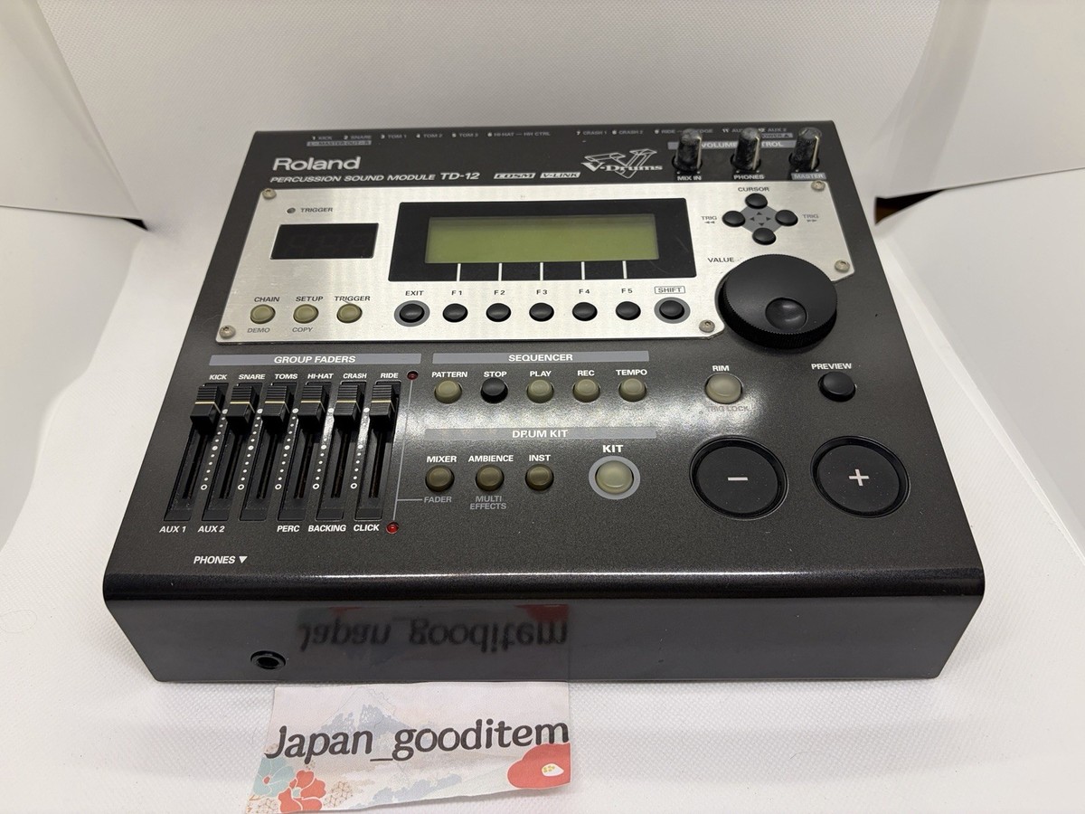 Roland V-Drums TD-12 Sound Module Electronic Drum Trigger sound Roland V-Drums TD-12 Sound Module Electronic Drum Trigger sound
