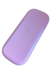 NEW KATE SPADE Small Hard PINK GREEN CLAMSHELL Eyeglasses Case