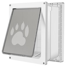 Large Dog Door Wall,Thickened Dog Door, 3 1/2" - 8" Adjustable Tunnel, Weathe...