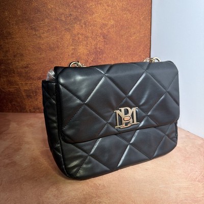 Badgley Mischka Women's Diamond Quilted Stud Crossbody Bag
