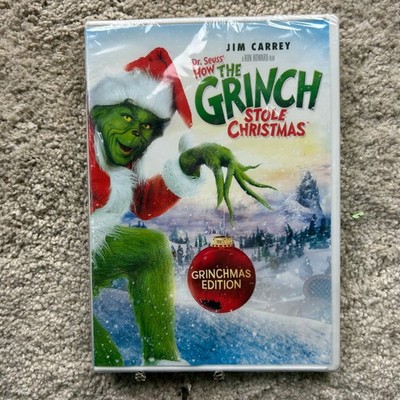 Dr. Seuss' How The Grinch Stole Christmas DVD 2000 Grinchmas Edition Jim Carrey