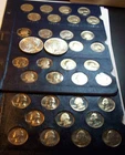 2 1922 UNC PEACE 90% SILVER DOLLARS 33 DIFF WASHINGTON UNC PF QUARTERS LOT COIN