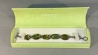 COLDWATER CREEK ABALONE & STERLING SILVER TOGGLE LINK 7.5" BRACELET