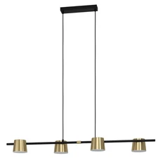 Eglo 39985A Altamira 4 Light 45"W Commercial Linear Chandelier - Structured